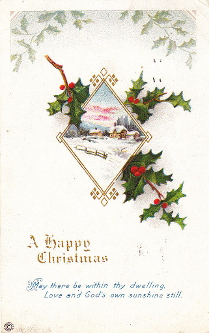 Christmas Vintage Postcards 1920 and earlier - Sweetly Scrapped 's Free ...